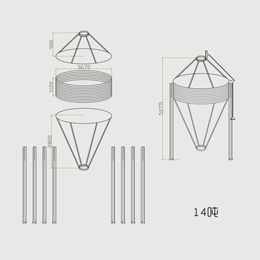 部分裝配式鋼板倉(cāng)技術(shù)參數(shù)